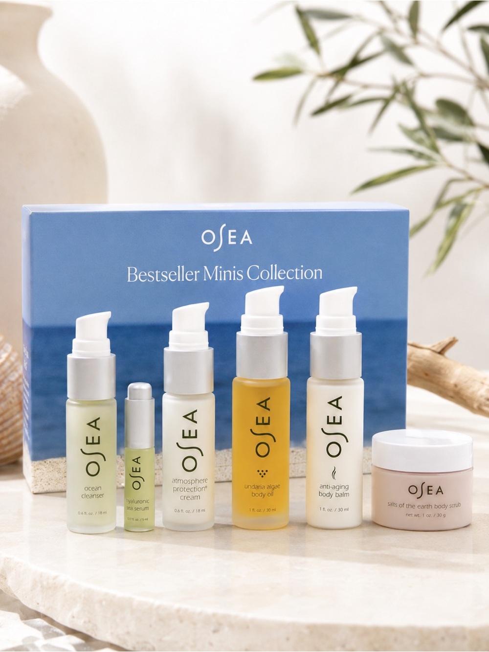 OSEA Bestseller Minis Collection 6 Piece Skincare Gift Set BNIB